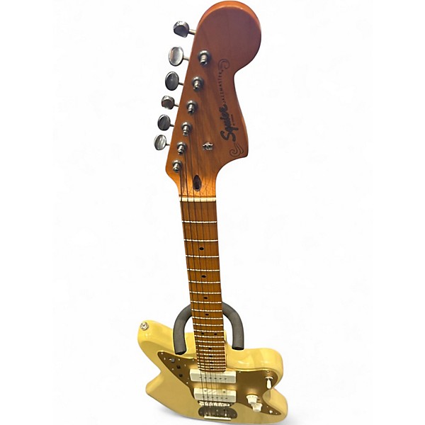 Used Squier 40th Anniversary Vintage Edition Jazzmaster Satin Desert Sand Solid Body Electric Guitar