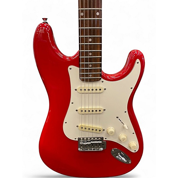 Used Bently S Style Red Solid Body Electric Guitar