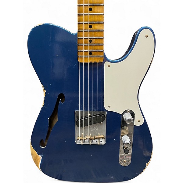 Used 2025 Fender Custom Shop Limited Edition Red Hot Esquire Relic Baltic Blue Solid Body Electric Guitar