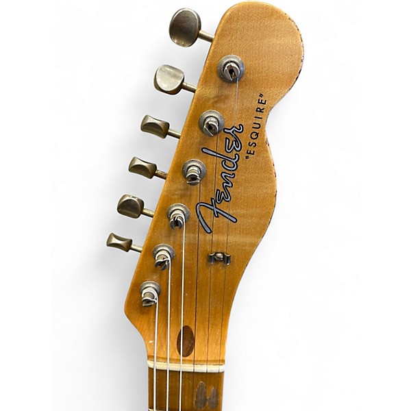 Used 2025 Fender Custom Shop Limited Edition Red Hot Esquire Relic Baltic Blue Solid Body Electric Guitar