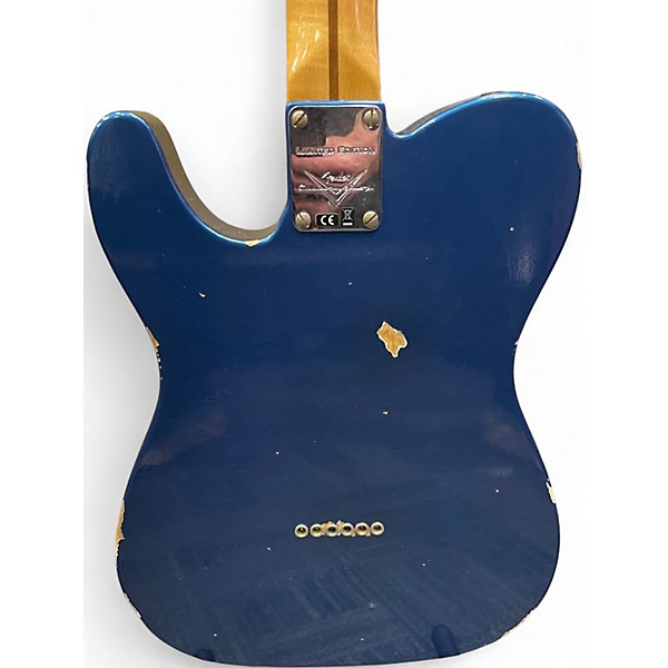 Used 2025 Fender Custom Shop Limited Edition Red Hot Esquire Relic Baltic Blue Solid Body Electric Guitar