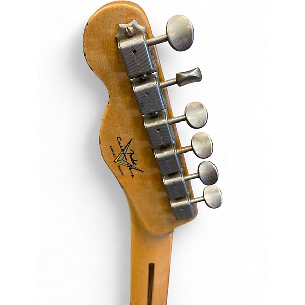 Used 2025 Fender Custom Shop Limited Edition Red Hot Esquire Relic Baltic Blue Solid Body Electric Guitar