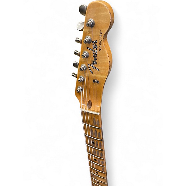 Used 2025 Fender Custom Shop Limited Edition Red Hot Esquire Relic Baltic Blue Solid Body Electric Guitar