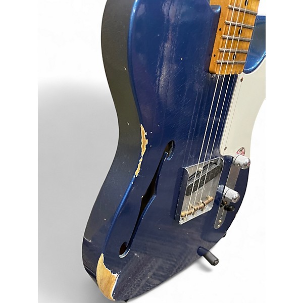 Used 2025 Fender Custom Shop Limited Edition Red Hot Esquire Relic Baltic Blue Solid Body Electric Guitar