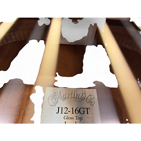 Used Martin J1216GT Natural 12 String Acoustic Guitar