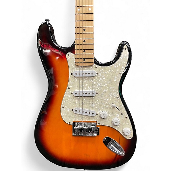 Used Harmony MODEL 02802 Sunburst Solid Body Electric Guitar