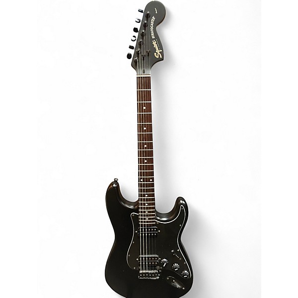 Used Squier =STANDARD STRATOCASTER HH Black Solid Body Electric Guitar