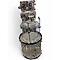 Used DW 4 Piece Design Series Acrylic CLEAR Drum Kit thumbnail