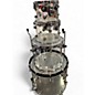 Used DW 4 Piece Design Series Acrylic CLEAR Drum Kit