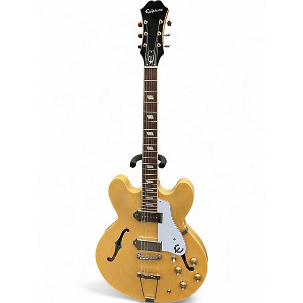 Used Epiphone Casino Natural Hollow Body Electric Guitar