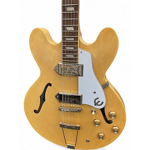 Used Epiphone Casino Natural Hollow Body Electric Guitar