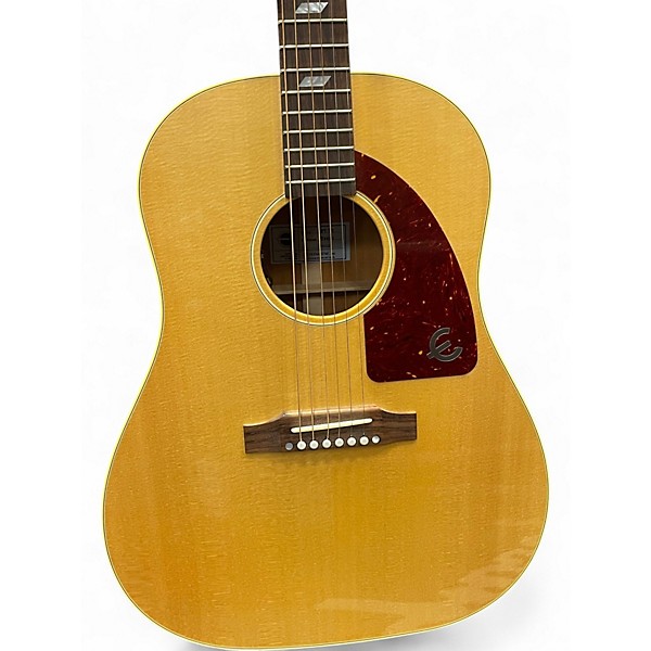 Used Epiphone USA Texan Antique Natural Acoustic Electric Guitar