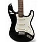 Used Squier Standard Stratocaster black Solid Body Electric Guitar