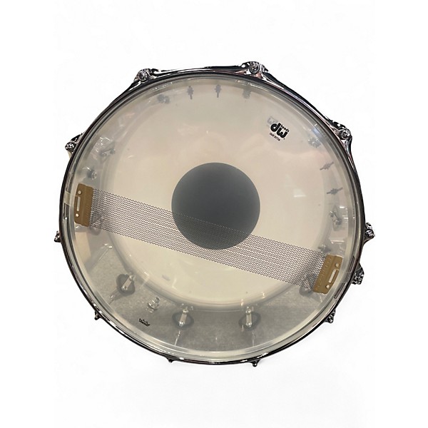 Used DW 6.5X14 Design Series Snare Clear Drum