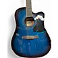 Used Ibanez V70CE Blue Acoustic Electric Guitar