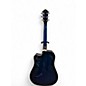 Used Ibanez V70CE Blue Acoustic Electric Guitar