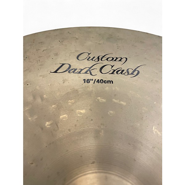 Used Zildjian 16in K Custom Dark Crash Cymbal