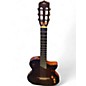 Used Cordoba Stage Brown Burst Classical Acoustic Electric Guitar thumbnail