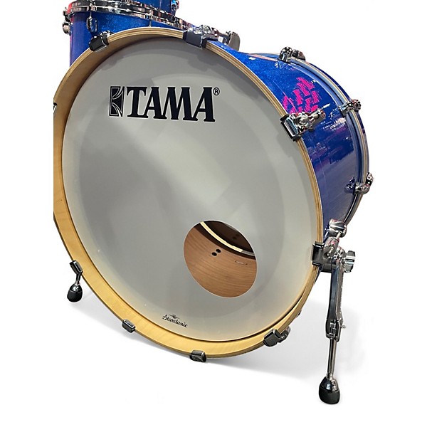 Used TAMA 3 Piece Starclassic blue Drum Kit