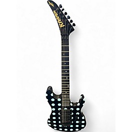 Used Kramer NIGHTSWAN BLUE POLKA DOT Solid Body Electric Guitar