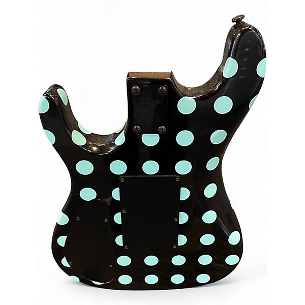 Used Kramer NIGHTSWAN BLUE POLKA DOT Solid Body Electric Guitar