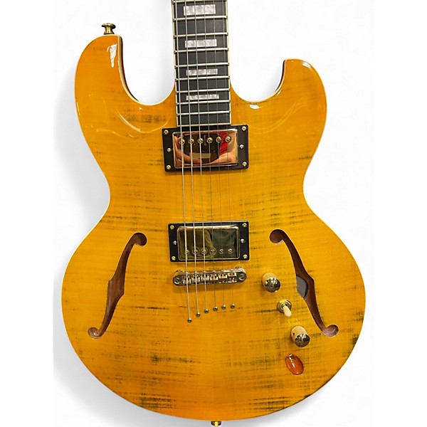 Used Diamond IMPERIAL IMSH15T Tiger Eye Hollow Body Electric Guitar
