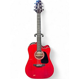 Used Takamine GD30CE Wine Red Acoustic Electric Guitar