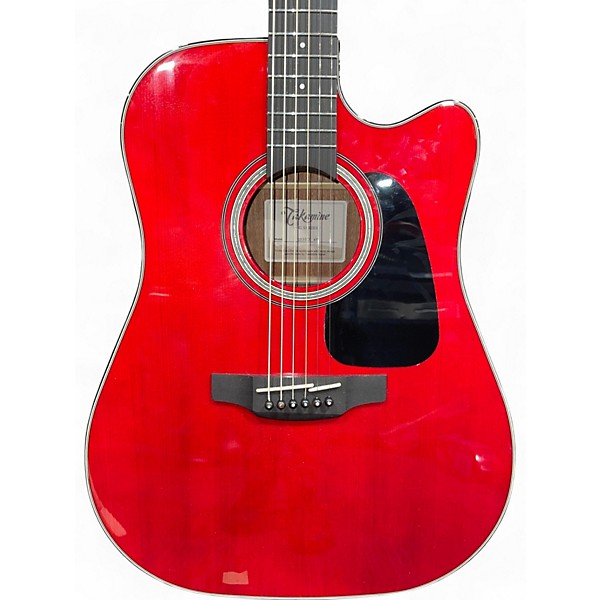 Used Takamine GD30CE Wine Red Acoustic Electric Guitar