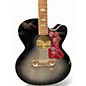 Used Epiphone J-200EC EBONY BURST Acoustic Guitar