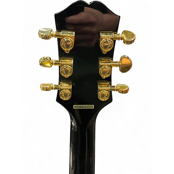 Used Epiphone J-200EC EBONY BURST Acoustic Guitar