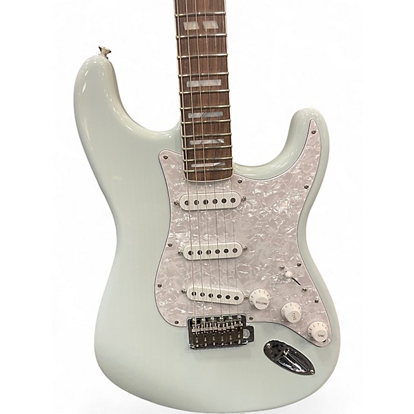 Used Fender Kenny Wayne Shepherd USA Signature Stratocaster Matching Headstock Transparent Faded Sonic Blue Solid Body Ele...