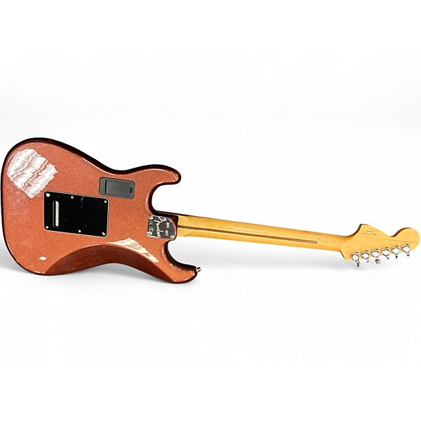 Used Fender Deluxe Roadhouse Stratocaster SPARKLE BROWN Solid Body Electric Guitar