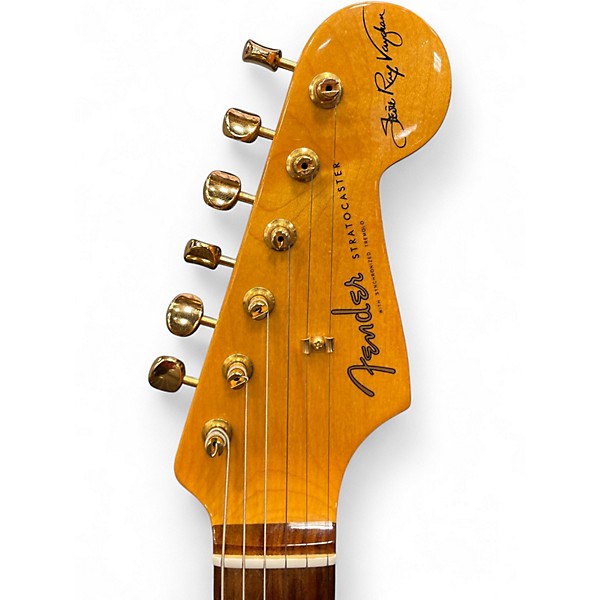 Used 2015 Fender ARTIST SERIES STEVIE RAY VAUGHAN STRATOCASTER 3 Color Sunburst Solid Body Electric Guitar