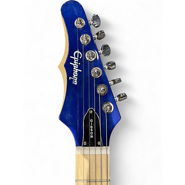 Used Epiphone S-300 Blue Solid Body Electric Guitar