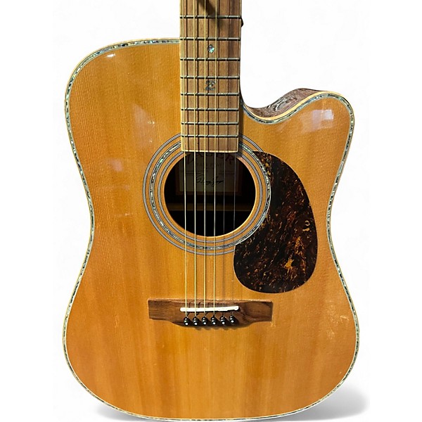 Used Zager ZAD900CE Natural Acoustic Electric Guitar