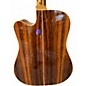 Used Zager ZAD900CE Natural Acoustic Electric Guitar