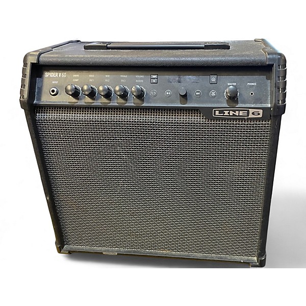 Used Line 6 Spider V 60 1x10 Guitar Combo Amp