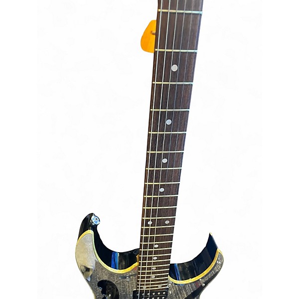 Used Ibanez JEM77B ROCK MIRROR Solid Body Electric Guitar