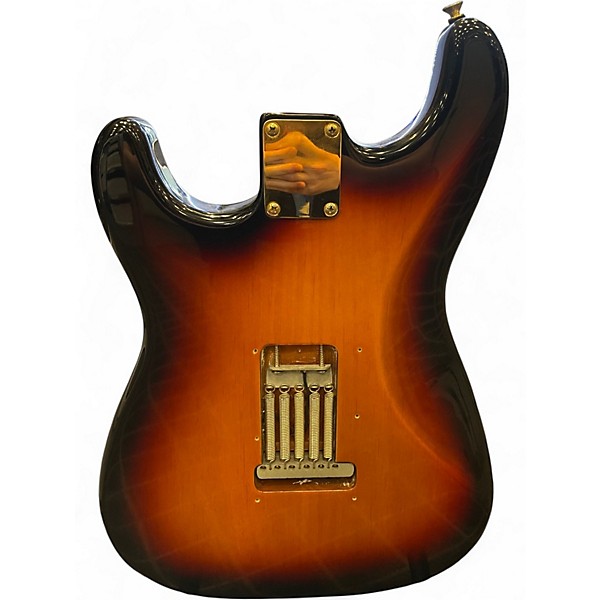 Used 1996 Fender Artist Series Stevie Ray Vaughan Stratocaster 3 Color Sunburst Solid Body Electric Guitar