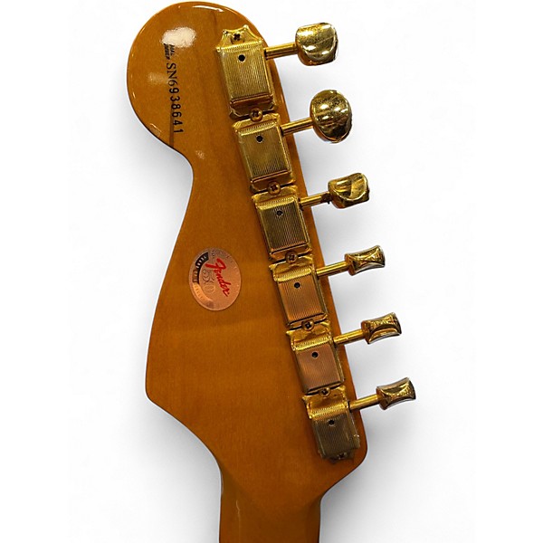 Used 1996 Fender Artist Series Stevie Ray Vaughan Stratocaster 3 Color Sunburst Solid Body Electric Guitar