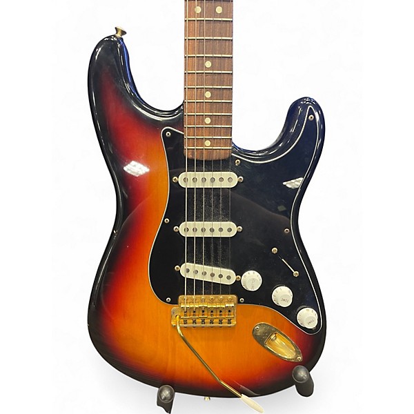 Used 1996 Fender Artist Series Stevie Ray Vaughan Stratocaster 3 Color Sunburst Solid Body Electric Guitar