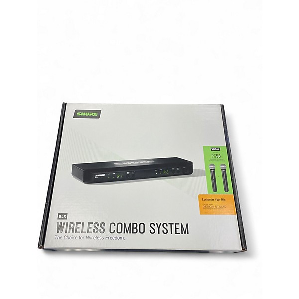 Used Shure BLX288/PG58 Handheld Wireless System