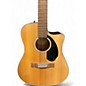 Used Fender CD60SCE Natural 12 String Acoustic Electric Guitar