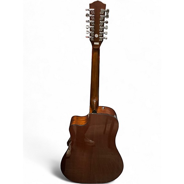 Used Fender CD60SCE Natural 12 String Acoustic Electric Guitar