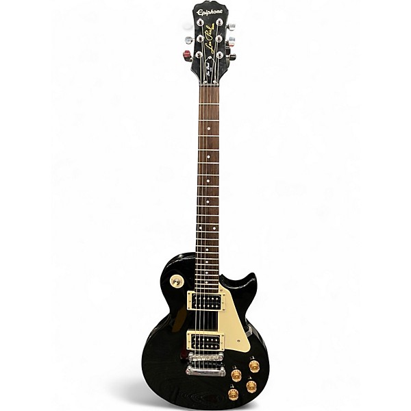 Used Epiphone Les Paul 100 Bolt On Black Solid Body Electric Guitar