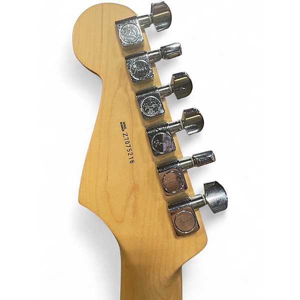 Used Fender VG Stratocaster Black Solid Body Electric Guitar