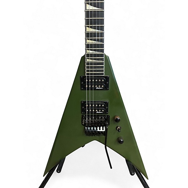 Used Jackson JS32 King V Apple Green Solid Body Electric Guitar