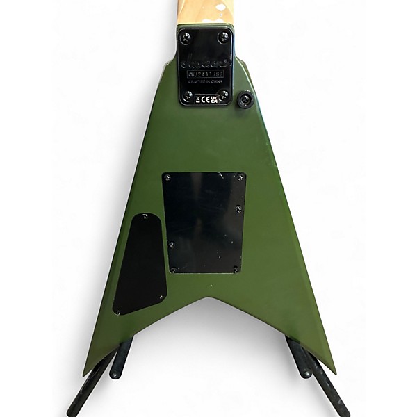Used Jackson JS32 King V Apple Green Solid Body Electric Guitar