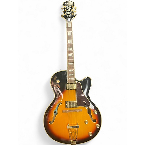 Used Epiphone EMPEROR II PRO 2 Color Sunburst Hollow Body Electric Guitar