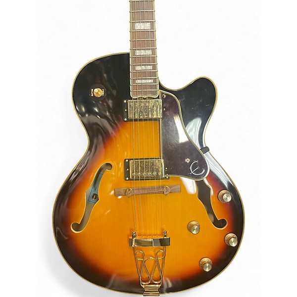 Used Epiphone EMPEROR II PRO 2 Color Sunburst Hollow Body Electric Guitar